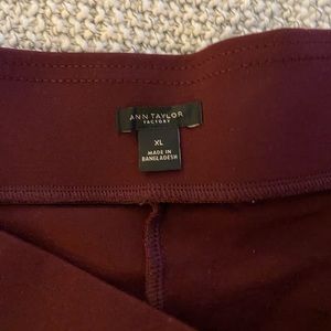Ann Taylor maroon pants